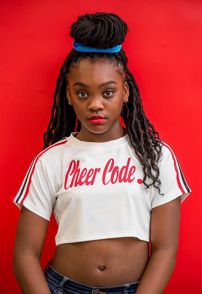 Cheer midriff tops 2025